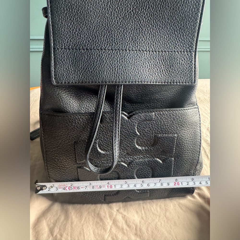 Tory Burch Black Leather Backpack - Picture 9 of 9